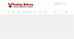 Desktop Screenshot of donkeybakery.com